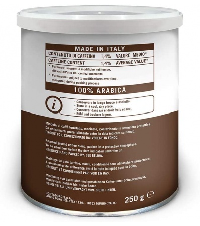 Кафе Costadoro Moka 100% Arabica 250g